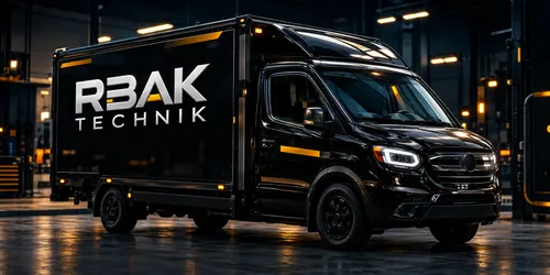 Czarny mobilny warsztat RBAK TECHNIK